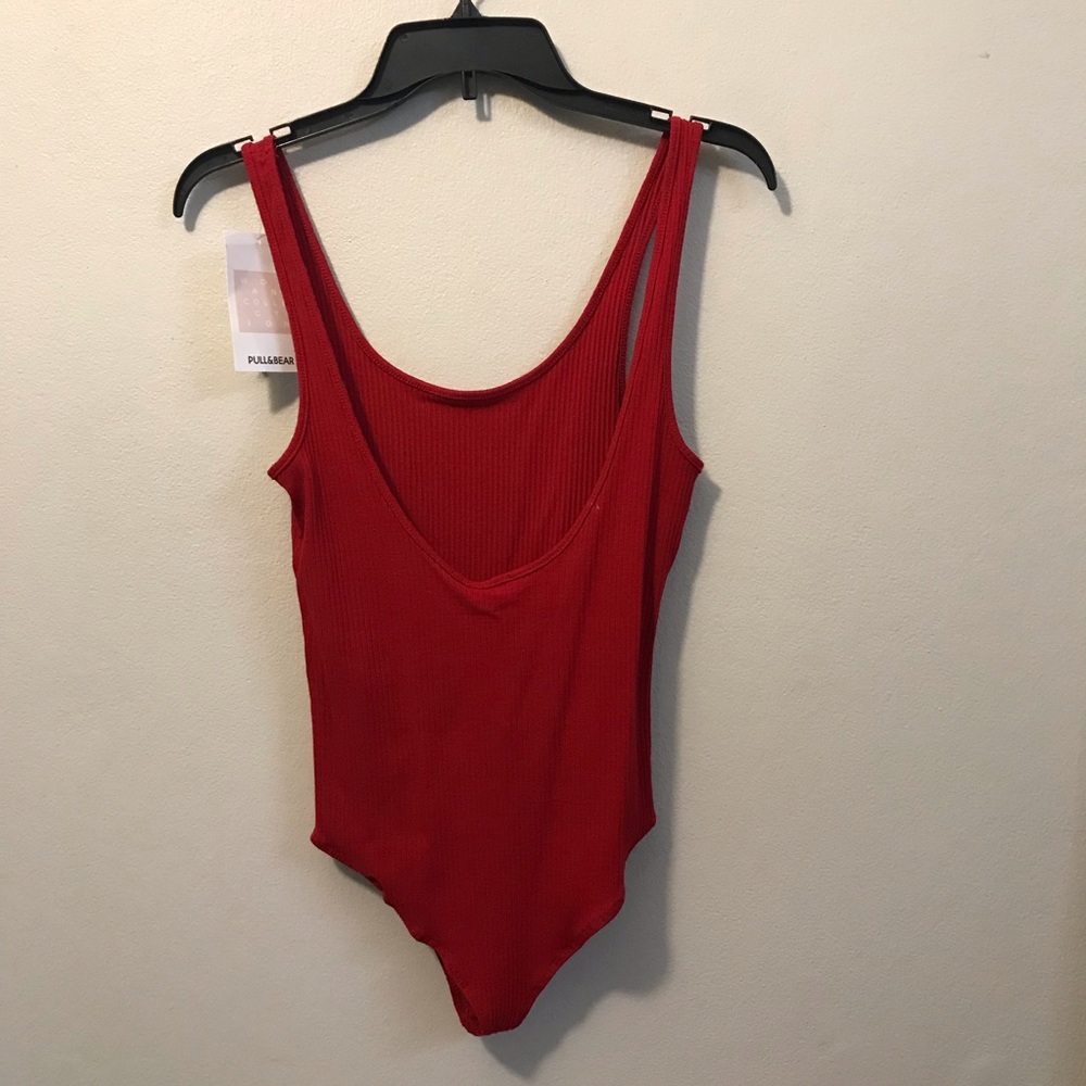 Red Body Suit - Pull&Bear
